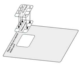 The French researchers' paper shows how a chip from a stolen credit card was sandwiched with a FUNcard chip onto the body of another stolen card.